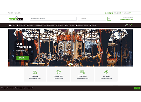 Voucherstore Web App